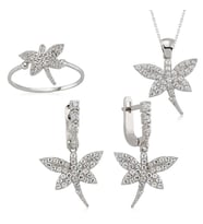 Gümüş Yusufçuk Bayan Set