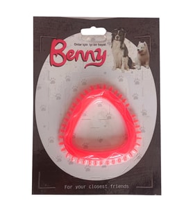 Benny Köpek Oyuncağı Üçgen 8 x 8.5 cm Kırmızı
