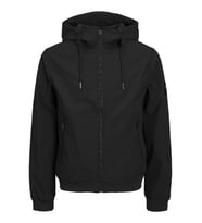 JJEBASIC SOFTSHELL HOOD NOOS Black
