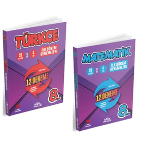 KORAY VAROL YAYINLARI 8. SINIF TÜRKÇE - MATEMATİK İLK DÖNEM DENEMELERİ