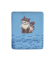 Happy Cat Blue Bilek Destekli Mouse Pad