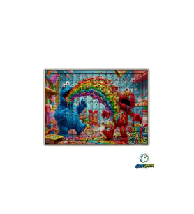 Ghostbastır Design Susam Sokağı 99 Parça Ayaklı Puzzle – Dekoratif Çocuk Yapbozu 0197