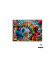 Ghostbastır Design Susam Sokağı 99 Parça Ayaklı Puzzle – Dekoratif Çocuk Yapbozu 0197