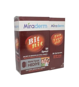Miraderm Tea Tree Oil Şampuan 150 ml + Bit Spreyi 100 ml