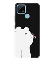 Realme C11 C21 C21Y C25Y C11 2021 Kılıf Desemli Silikon Panda Sevimli 1738
