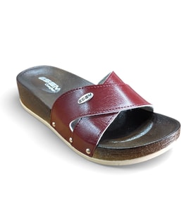 Esem 0047 Z 0012 Kadın Günlük Comfort Yazlık Terlik (Bordo)