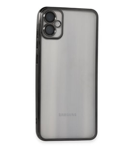 Northcity Samsung Galaxy A05 Uyumlu Kılıf Lensli Silikon - Siyah