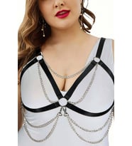 Mulvxbrf Brf02  Lastik Göğüs Harness - Brf799 (Mulvix)
