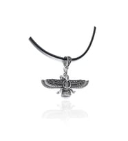Markazit Taşlı Küçük Boy Unisex Ahura Mazda Gümüş Kolye SS 201022957