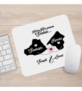 Kişiye Özel Kalbim Her Zaman Seninle Mousepad