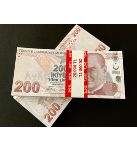 100 ADET 200 TL GEÇERSİZ PARA EĞLENCE OYUN ŞAKA DÜĞÜN PARASI FİLM PARASI DİZİ ÇEKİMLERİ İÇİN PARALAR