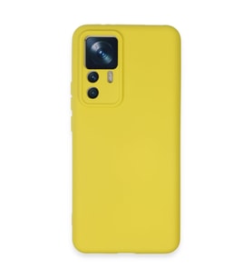 Mi 12T Kılıf Nano Içi Kadife Silikon - Sarı