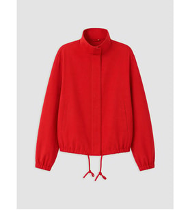 LCW EVERYDAY Kırmızı Dik Yaka Oversize Kadın Mont