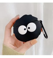 Huawei FreeBuds Pro 2 için Kılıf Cartoon Figürlü Silikon Crtn-Fgr-Sswtri [FreeBuds Pro 2 ile Uyumlu Kılıf - Siyah - Beyaz]