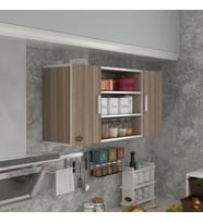Kenzlife hazır mutfak honnor22 crd 060*120*22 mutfak banyo dolabı kapaklı raflı (Karışık)