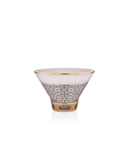 Decorium Mahza 24,5 cm Dekoratif Çok Renkli Cam Kase 9-03010022 (Karışık)