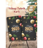 Yılbaşı Tebrik Kartı, Yeni Yıl Tebrik Kartı, Noel Kartı, Mutlu Yıllar Kartı, İyi Dilek Kartı