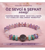 Öz Sevgi Şefkat Bilekliği ( Ametist-Labradorit-Pembe Kuvars-Amazonit )