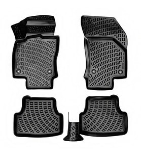 Ford Kuga 2008-2012 Rizline 3D Oto Paspas (Siyah - Beyaz)