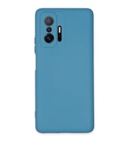 Durukar® Mi 11T Pro Kılıf Nano içi Kadife Silikon - Mavi