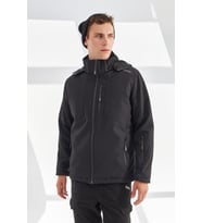 Su ve Rüzgar Geçirmez Termal Softshell Erkek Mont