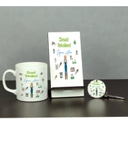 Ziraat Teknikeri Üçlü Set (Kupa + Telefon Standı + Anahtarlık)