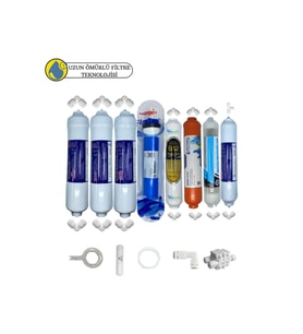 Swun chyan Kapalı kasa su arıtma cihazları Sertifikalı 8li B12alkali+detox+ Filmtec mebran   mineral