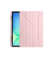 Newface Apple iPad Pro 11 (2024) Kılıf Kalemlikli Hugo Tablet Kılıfı - Rose Gold
