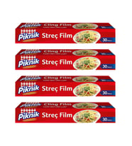 Piknik Strec Film 30 m x 4 Adet