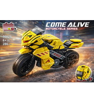 High Speed Motosiklet Blok Seti  286 Parça Teknik Yapım Oyuncağı