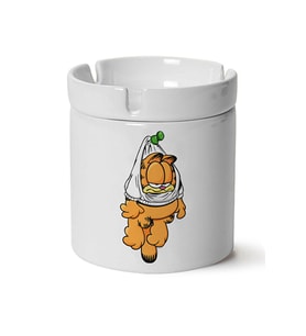 Garfield Baskılı Porselen Küllük Makinede Yıkanabilir