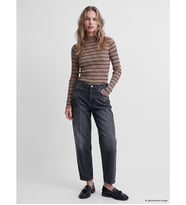 LCW Jeans Siyah Barrel Fit Kadın Jean Pantolon