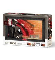 Art Puzzle Atatürk Ve Anıtkabir 1000 Parça Çerçeveli Puzzle