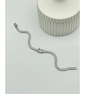 Xuping Ymz Silver Baget Su Yolu Bileklik 25-ymzb120