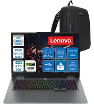 Lenovo Loq 17IRX10 Intel Core I7 13650HX 64GB Ddr5 4tb SSD RTX5060 8gb 115W Freedos 17.3 Inç Fhd (1920X1080) IPS 300NITS 165HZ %100 Srgb Taşınabilir Bilgisayar W83JH006ETRF34 + Zetta Çanta