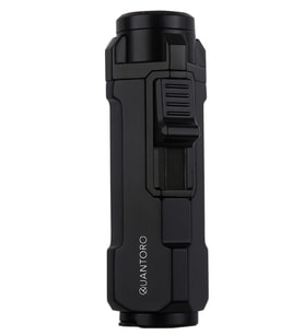 Quantoro Üç Torch Pürmüz Delicili Siyah Metal Puro Çakmağı - TRZ1173
