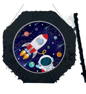 Pinyata UZAY-ASTRANOT-ROKET 42cm sopalı