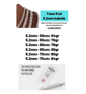 2.8mm Yassı Ezme Kral Model 925 Ayar Gümüş Erkek Kolye Zincir 1548620855