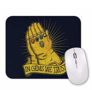 Infinity War In  Gems We Trust Mouse Pad