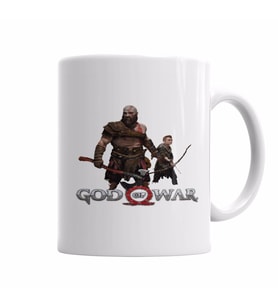 Kratos E Atreus God Of War Kupa Bardak Porselen