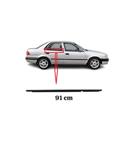 Corolla Ae111 Cam Çıtası Sıyırıcı Fitili Arka Sağ Kapı 1998-1999-2000-2001 Modeller (Siyah)