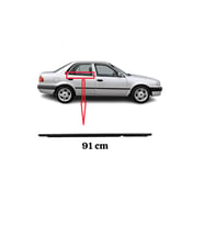 Corolla Ae111 Cam Çıtası Sıyırıcı Fitili Arka Sağ Kapı 1998-1999-2000-2001 Modeller (Siyah)