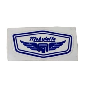 MOBYLETTE M YAZI MAVİ PİSTONLU KANATLI