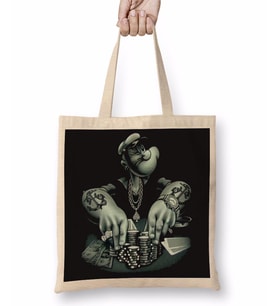 Popeye Jogador Dj Temel Reis Bez Çanta Uzun Saplı
