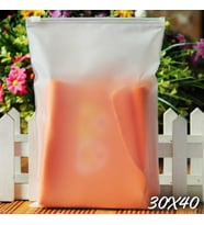 30 x 40 Cm Fermuarlı Buzlu Kargo Poşeti130Mikron(100 Adet) Buzlu Fermuarlı Poşet