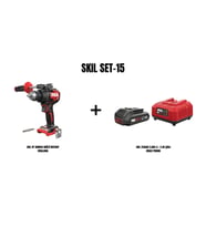 SKIL Set-15 (SKIL XP 3080CA AKÜLÜ MATKAP VİDALAMA+SKIL 3136AA 2,0Ah Li + 2.4A ŞARJ CİHAZI PROMO)