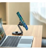 Ally LE-07 Torpido Üstü Araç İç Ve Masa Üstüi Magsafe Telefon Tutucu (Siyah)
