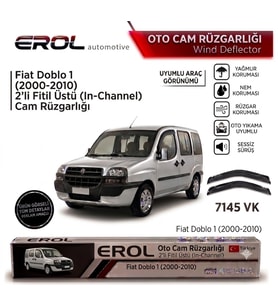 Doblo 1 Fitil Üstü (2000-2010) 2'li Ön Mugen Cam Rüzgarlığı