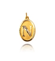 0.25 Gram 14 Ayar Altın Harf Kolye ucu