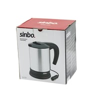 SİNBO SK-7371 12V ARAÇ İÇİ KETTLE PASLANMAZ ÇELİK SU ISITICISI 0.8LT 120W ÇAKMAKLIK FİŞLİ PLASTİK KAPAK - KULP (5668)
